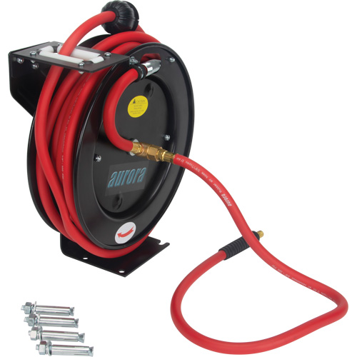 Hose Reel, Air/Water, 3/8" x 35', Single Hose, 300 psi We Share Industrial Supply