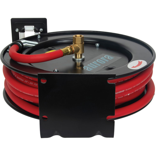 Hose Reel, Air/Water, 3/8" x 35', Single Hose, 300 psi We Share Industrial Supply