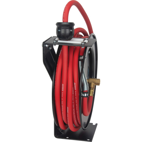 Hose Reel, Air/Water, 3/8" x 35', Single Hose, 300 psi We Share Industrial Supply