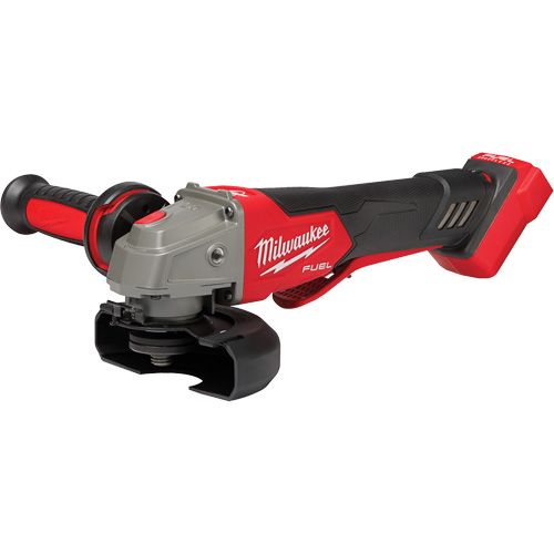 Meuleuse &agrave; frein &agrave; vitesse variable avec interrupteur &agrave; glissi&egrave;re non verrouillable M18 Fuel, 18 V, Mandrin 5"/4-1/2", Lithium-ion We Share Industrial Supply