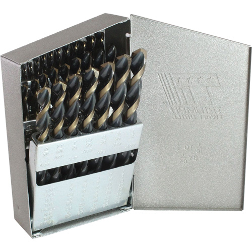 Triumph&reg; MRO Plus&reg; Jobber Length Drill Bit Set, 29 Pieces, High Speed Steel We Share Industrial Supply