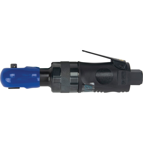 Stubby Industrial Air Ratchet Wrench, 1/4" Drive, 1/4" NPT, 3 CFM We Share Industrial Supply