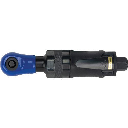 Stubby Industrial Air Ratchet Wrench, 1/4" Drive, 1/4" NPT, 3 CFM We Share Industrial Supply