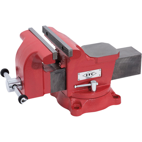 Mechanic's Vise, 8" Jaw Width, 3-1/2" Throat Depth We Share Industrial Supply