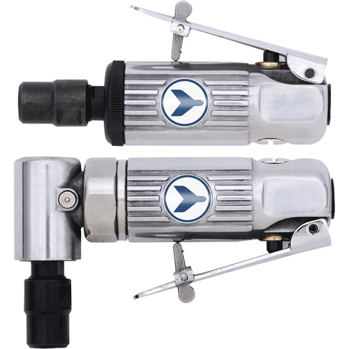 2-in-1 Mini Air Die Grinder Combo, 1/4", 25000/22000 RPM We Share Industrial Supply