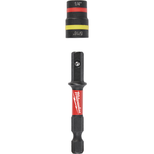 Shockwave Impact Duty Quik-Clear 2-in-1 Nut Driver, 5/16"/1/4" Drive, 2-1/4" L, Magnetic We Share Industrial Supply