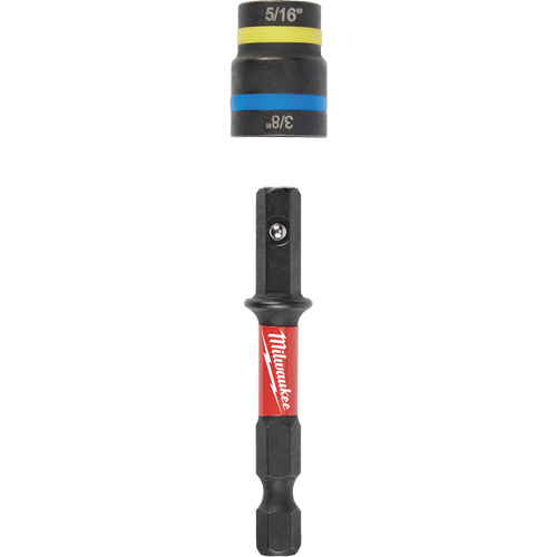 Shockwave Impact Duty Quik-Clear 2-in-1 Nut Drivers, 5/16"/3/8" Drive, 2-1/2" L, Magnetic We Share Industrial Supply