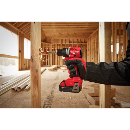 Perceuse/visseuse compacte sans balai M18 (outil seulement), Lithium-ion, 18 V, Mandrin 1/2", Couple 550 lb-po We Share Industrial Supply