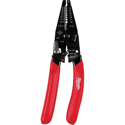 Multi-Purpose Dipped Grip Wire Stripper & Cutter with Reinforced Head We Share Industrial Supply