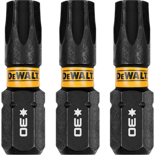 3-Piece FLEXTORQ&reg; Impact Screwdriving Bits, Torx, T-30, 1/4" Drive We Share Industrial Supply