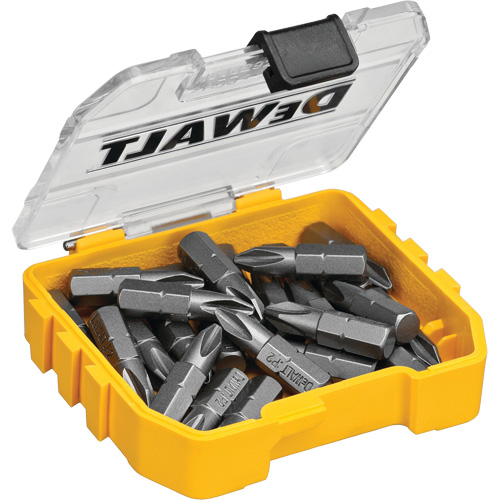 25-Piece Standard Driver Bit Set with ToughCase&reg;+ System, Phillips, #2, 1/4" Drive We Share Industrial Supply