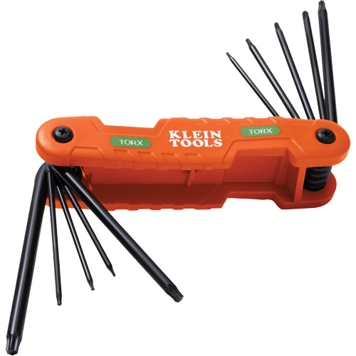 Jeu pliant de cl&eacute;s hexagonales Pro, 10 mcx, Torx We Share Industrial Supply