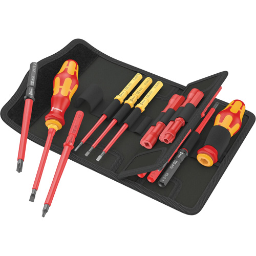 Jeu de tournevis isol&eacute;s pour vis fendues, 1000 V, 18 Mcx We Share Industrial Supply