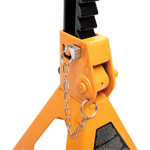 Ratcheting Jack Stand, Locking Pin, 6 tons Capacity, 15-3/4" - 24-1/2" H We Share Industrial Supply