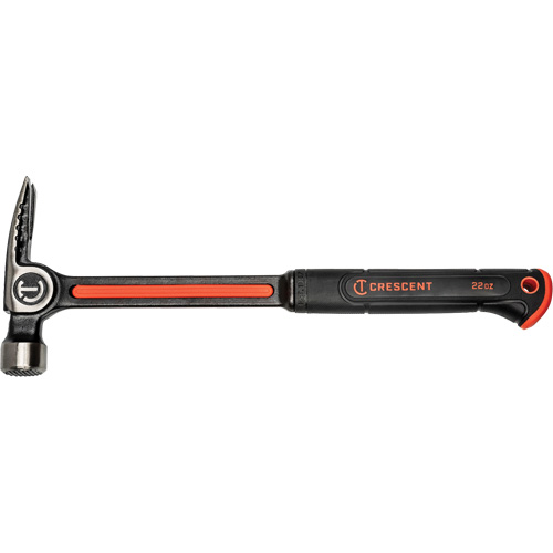 Marteau de charpente en acier avec face meul&eacute;e, 22 oz, Prise en Acier plein, 16" lo We Share Industrial Supply