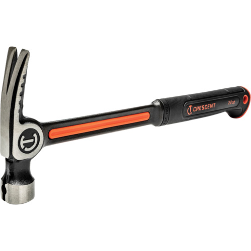 Marteau de charpente en acier avec face meul&eacute;e, 22 oz, Prise en Acier plein, 16" lo We Share Industrial Supply