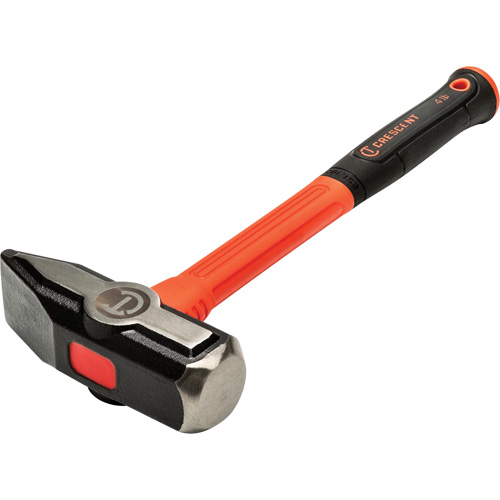 Marteau de forgeron fibre de verre, Poids de la t&ecirc;te 4 lb, 14" lo We Share Industrial Supply