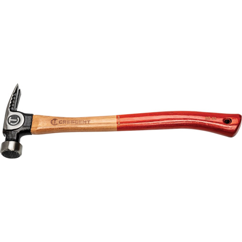 Milled-Face Framing Hammer, 22 oz., Wood Handle, 18" L We Share Industrial Supply
