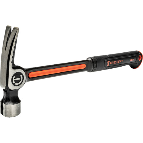 Milled-Face Framing Hammer, 28 oz., Solid Steel Handle, 16" L We Share Industrial Supply