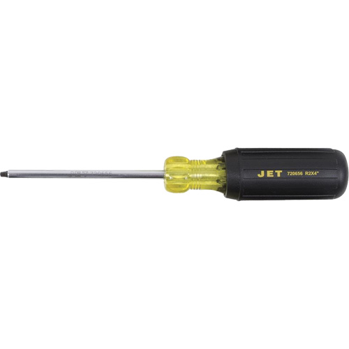 JKSR-2 Tournevis &agrave; pointe carr&eacute;e, Tige de #2, Ronde, 4" lo, Prise en Coussin&eacute;e We Share Industrial Supply