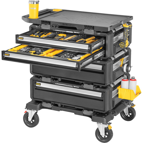 TOUGHSYSTEM&reg; 2.0 DXL 5-in-1 Modular Workstation, 34" x 25-4/5" x 39", Black/Yellow We Share Industrial Supply