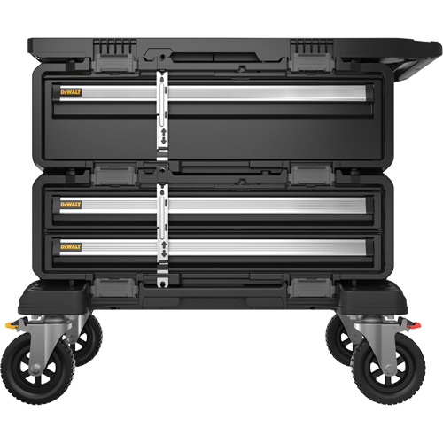TOUGHSYSTEM&reg; 2.0 DXL 4-in-1 Modular Workstation, 34" x 25-4/5" x 30", Black/Yellow We Share Industrial Supply