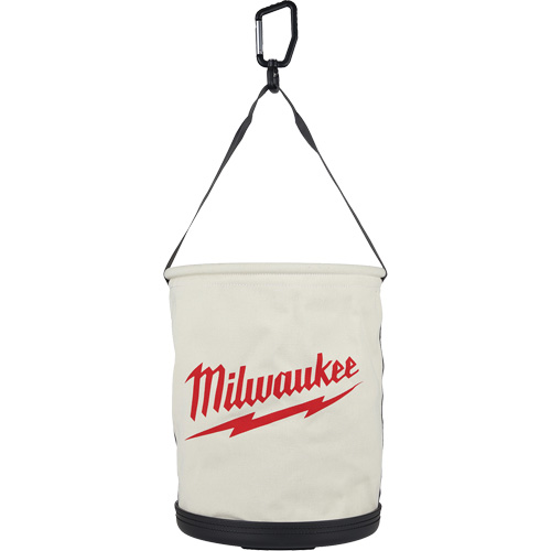 Sac seau polyvalent, 11-81/100" lo x 11-81/100" la x 14-57/100" h, Polyester, Blanc We Share Industrial Supply