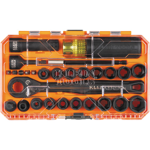 Jeu de douilles &agrave; chocs ouvertes essentielles KNECT, 28 Mcx, Chocs, Prise de 3/8" We Share Industrial Supply