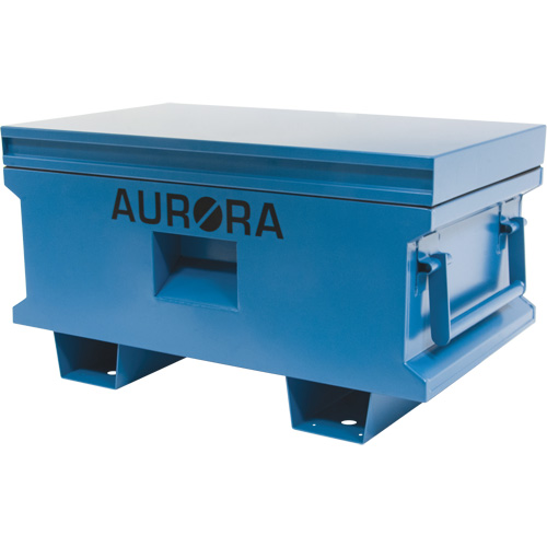 Coffre &agrave; outils de chantier, 33" x 20-3/10" x 18-3/10", Acier, Bleu We Share Industrial Supply