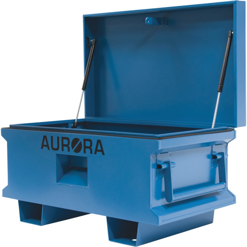 Coffre &agrave; outils de chantier, 33" x 20-3/10" x 18-3/10", Acier, Bleu We Share Industrial Supply