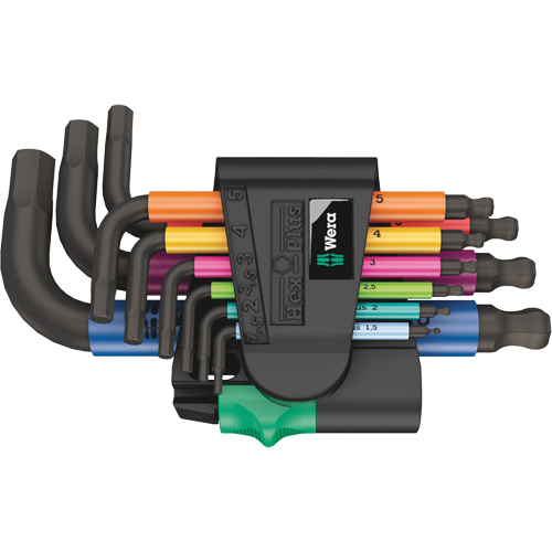 950/9 Hex-Plus Multicolour 2 L-Key Set, 9 Pcs., Metric We Share Industrial Supply