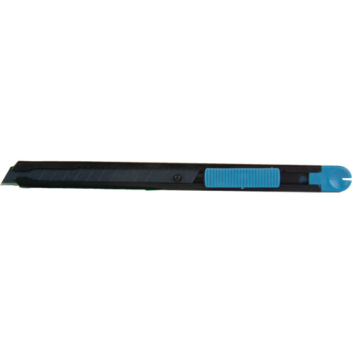 9mm Standard-Duty Knife, Stainless Steel, Plastic Handle We Share Industrial Supply
