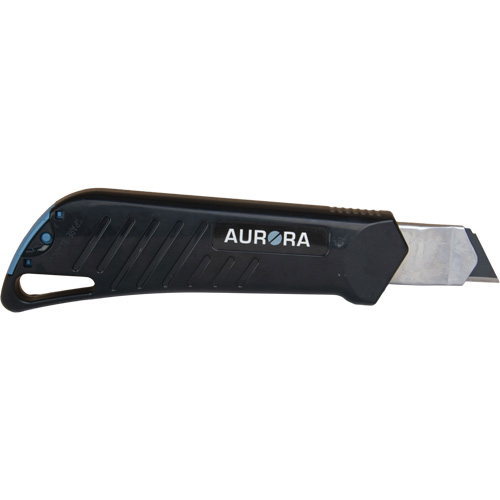 18mm Professional Knife with Ratchet, Stainless Steel, Heavy-Duty, Plastic Handle We Share Industrial Supply