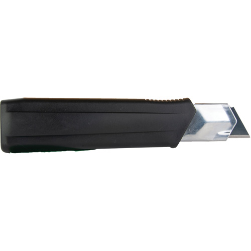 25mm Retractable Knife, Stainless Steel, Heavy-Duty, Rubber Handle We Share Industrial Supply