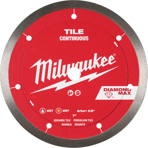 Lame diamant&eacute;e continue pour tuile DIAMOND MAX We Share Industrial Supply
