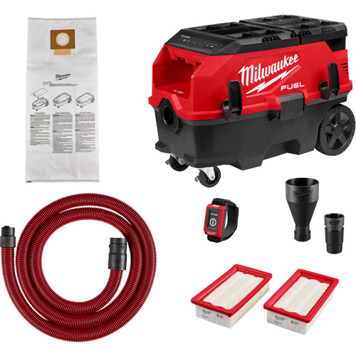 Extracteur de poussi&egrave;re &agrave; deux batteries M18 FUEL de 9 gallons, compatible avec PACKOUT avec trousse VACLINK, 27-3/4" x 19" We Share Industrial Supply