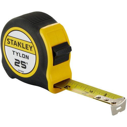 Tylon Tape Measure, 25', Imperial Graduations We Share Industrial Supply