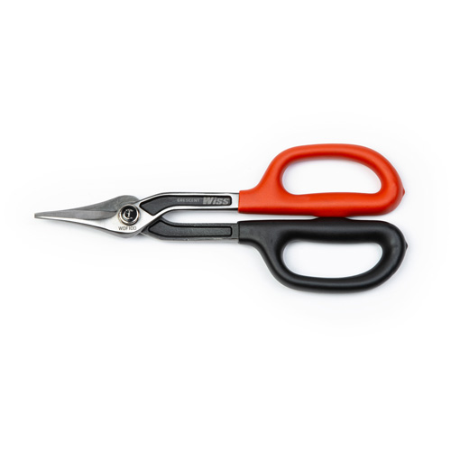 Cisaille &agrave; bec de canard pour ferblantier, Longueur de coupe de 2", Coupe Droit We Share Industrial Supply