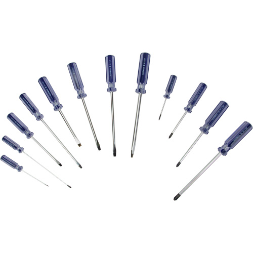 Jeu de tournevis Philips & &agrave; fente, 12 m We Share Industrial Supply