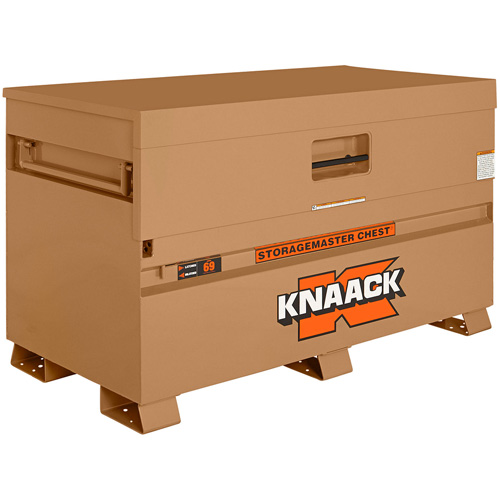 Model 69 Piano Box with Padlock, 60" W x 30" D x 34-1/4" H, Tan We Share Industrial Supply