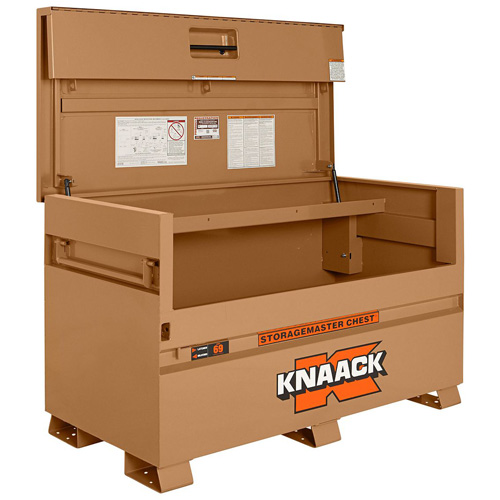 Model 69 Piano Box with Padlock, 60" W x 30" D x 34-1/4" H, Tan We Share Industrial Supply