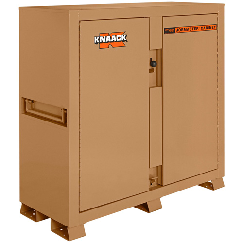 Model 111 Jobsite Cabinet with Padlock, Steel, 47.5 Cubic Feet, Tan We Share Industrial Supply