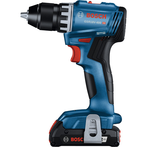 Trousse perceuse-visseuse compacte sans balais, Lithium-ion, 18 V, Mandrin 1/2", Couple 400 lb-po We Share Industrial Supply