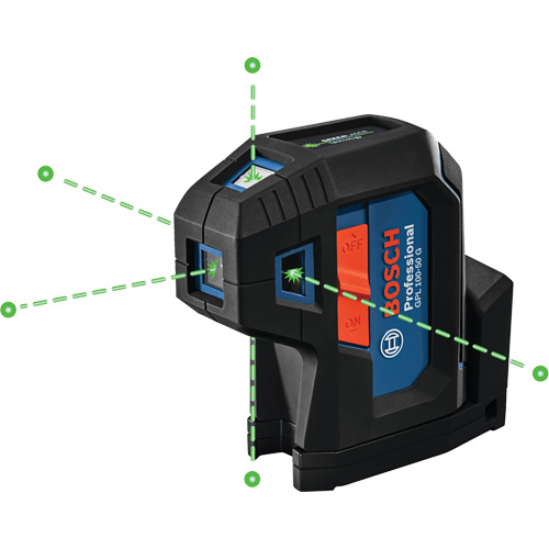Laser dalignement autonivelant &agrave; faisceau vert &agrave; cinq points We Share Industrial Supply