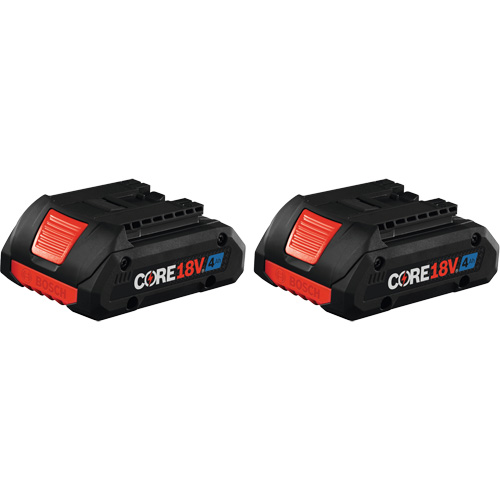 Batteries CORE18V &agrave; puissance avanc&eacute;e, Lithium-ion, 18 V, 4 A We Share Industrial Supply