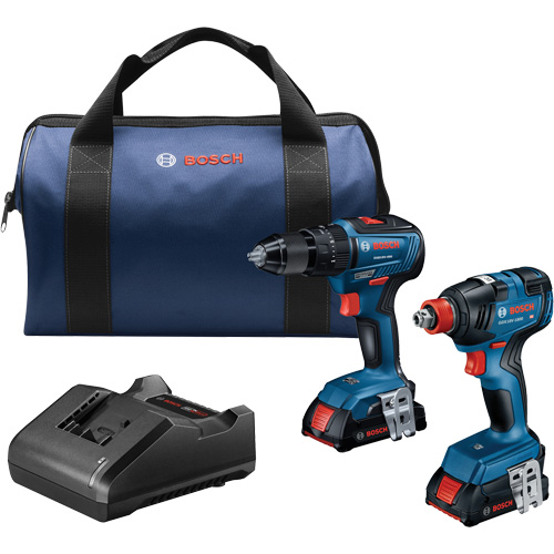 Ensemble de 2 outils, Lithium-ion, 18 V We Share Industrial Supply