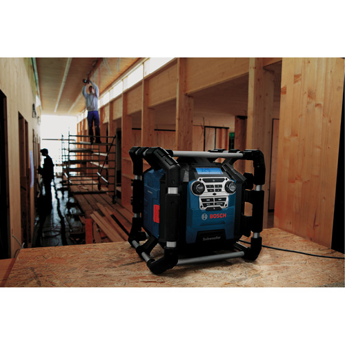 Radio de chantier avec Bluetooth 5.0 et station dalimentation, Lithium-ion, 18 V We Share Industrial Supply