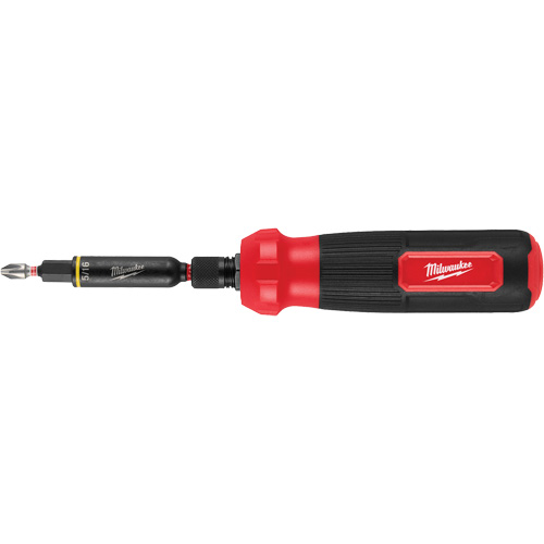 Tournevis multi-usage 8-en-1 avec embouts et tourne-&eacute;crous &agrave; chocs SHOCKWAVE, 8-1/3" lo, Prise Coussin&eacute;e We Share Industrial Supply