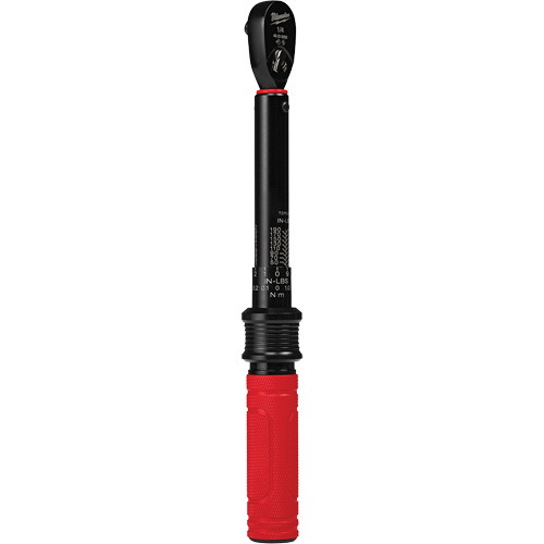 Cl&eacute; dynamom&eacute;trique, &agrave; cliquer, Entraînement 1/4" carr&eacute;, 4,5 - 22,6 Nm/40 - 200 lb-po We Share Industrial Supply