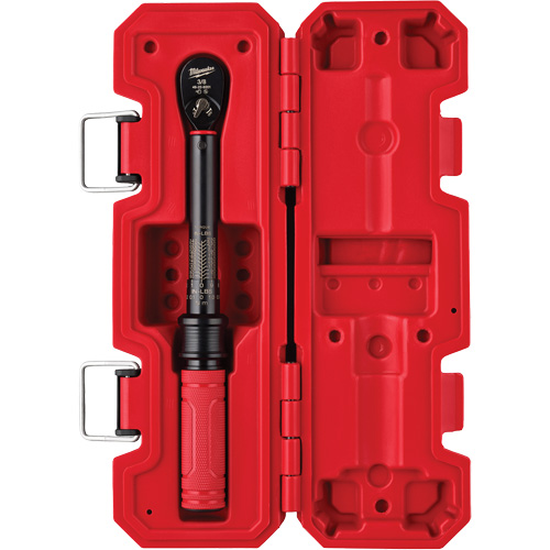 Cl&eacute; dynamom&eacute;trique, &agrave; cliquer, Entraînement 3/8" carr&eacute;, 5,6 - 28,2 Nm/50 - 250 lb-po We Share Industrial Supply